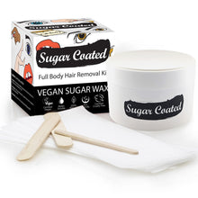 Load image into Gallery viewer, Sugar Coated Full Body Sugar Wax Hair Removal Kit 250g
